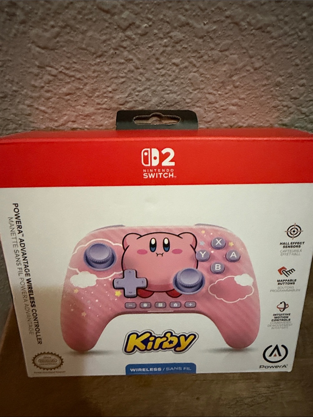 Nintendo Switch 2 Kirby Wireless Controller - Pink and Purple Advantage Wireless